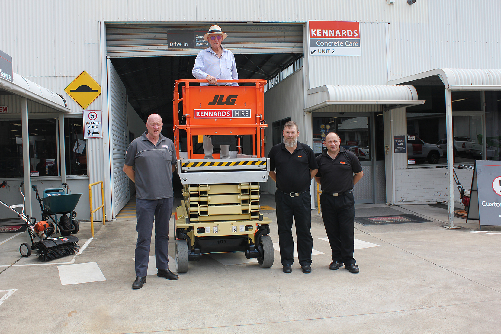 Second JLG scissor lift joins Kennards Hire Museum Lift and Hoist